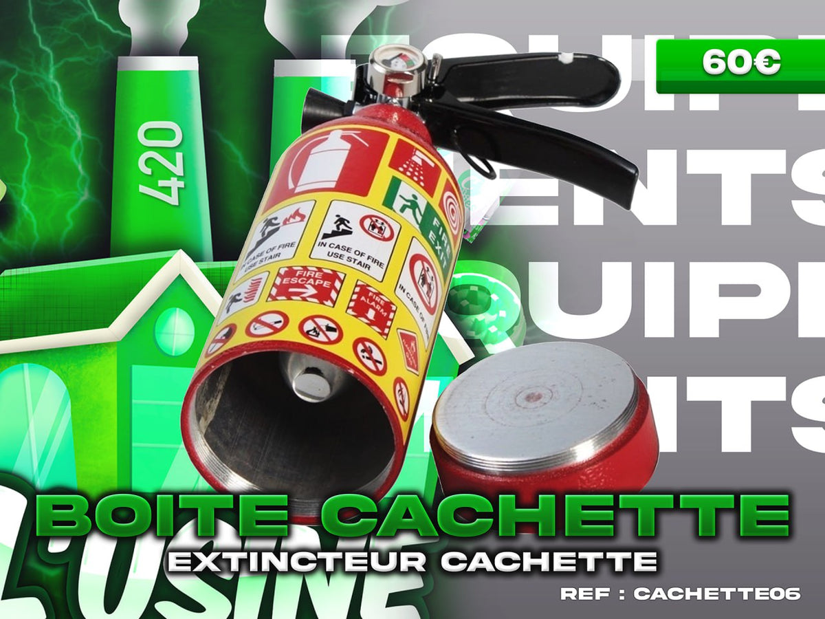 EXTINCTEUR CACHETTE – L'usine 420