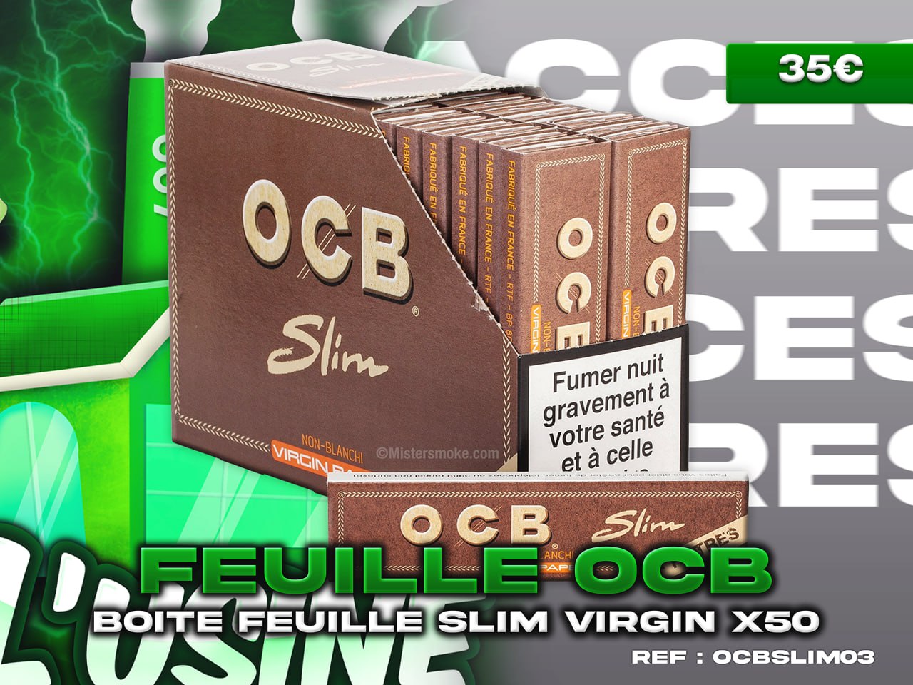 OCB SLIM VIRGIN PAPER – L'usine 420