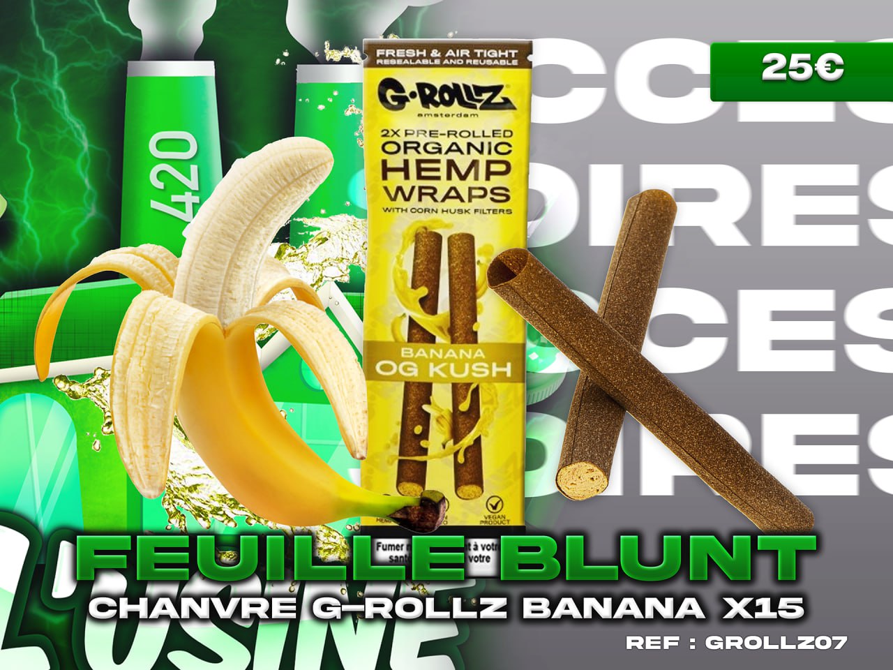 G ROLLZ BLUNT BANANA