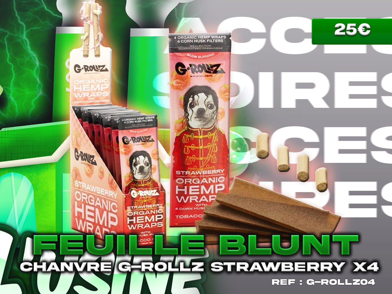 G ROLLZ BLUNT STRAWBERRY