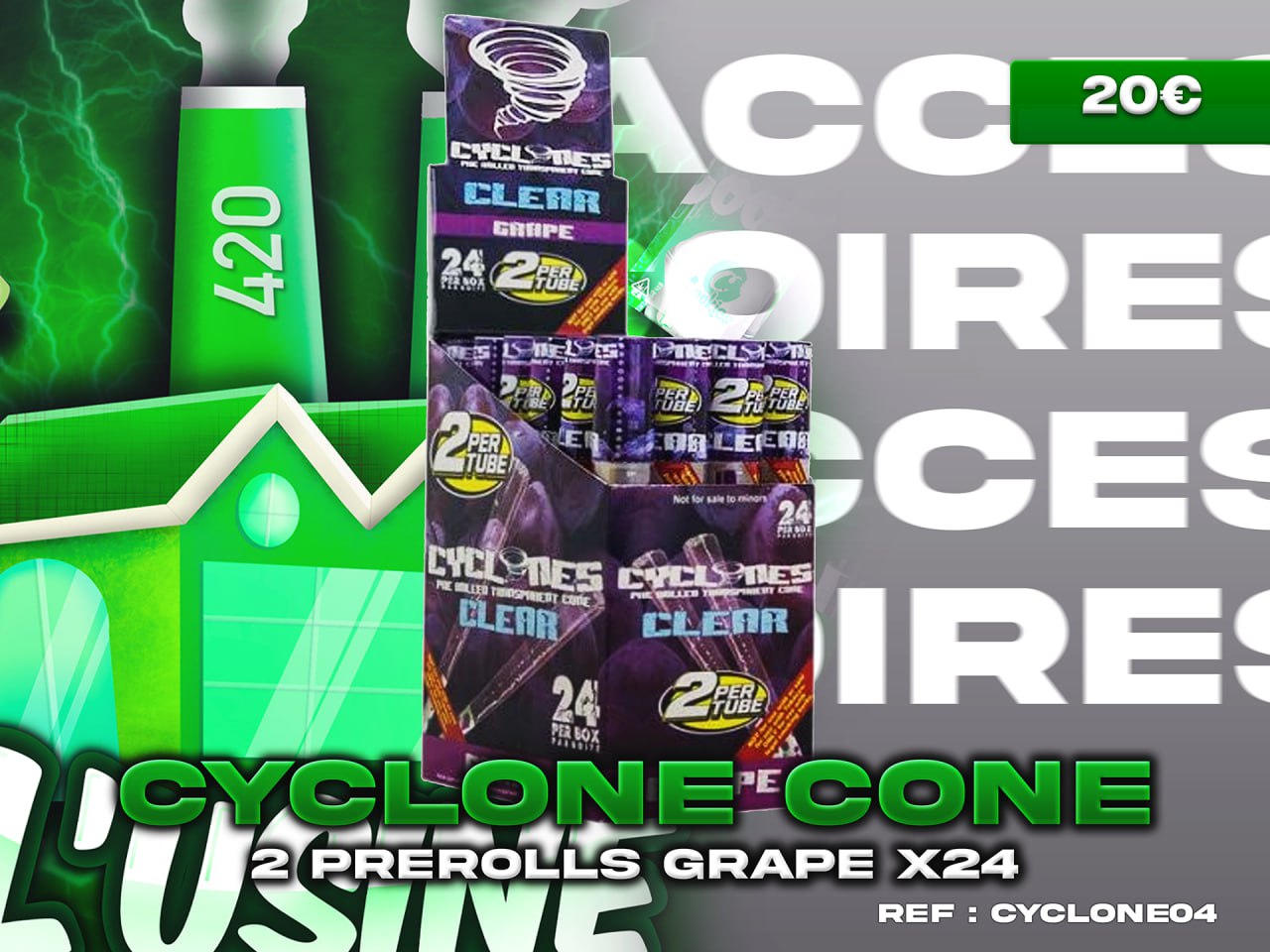 CYCLONE CONE GRAPE